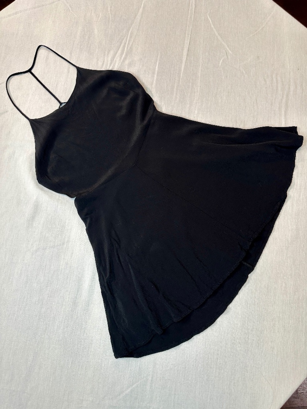 Dance&Marvel Open Back Halter Skater Dress Size Large Side Cutouts
